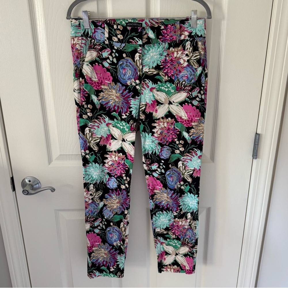 J. Crew Mercantile Floral Dress Ankle Pants - Size 6